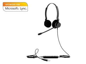 Jabra Biz 2300 Duo USB, E-STD, NC, MS, FreeSpin